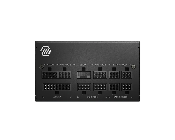 MSI MAG A850GL PCIE 5 GOLD Power Supply MSI MAG A850GL PCIE 5 GOLD Power Supply